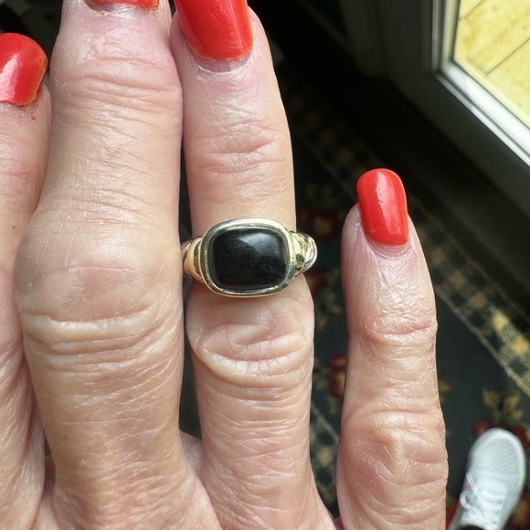 David Yurman Black Onyx Noblesse ring - Picture 6 of 9